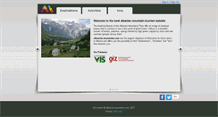 Desktop Screenshot of albanian-mountains.com